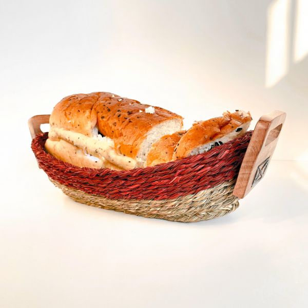 Sabai Grass Bread Basket (Dual Color)
